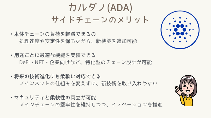 カルダノ(ADA)サイドチェーンのメリット